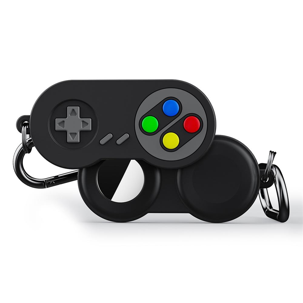 4 шт. Мягкий силиконовый игровой брелок для Apple Airtags Чехол Защитная крышка для держателя Airtag Аксессуары для трекера