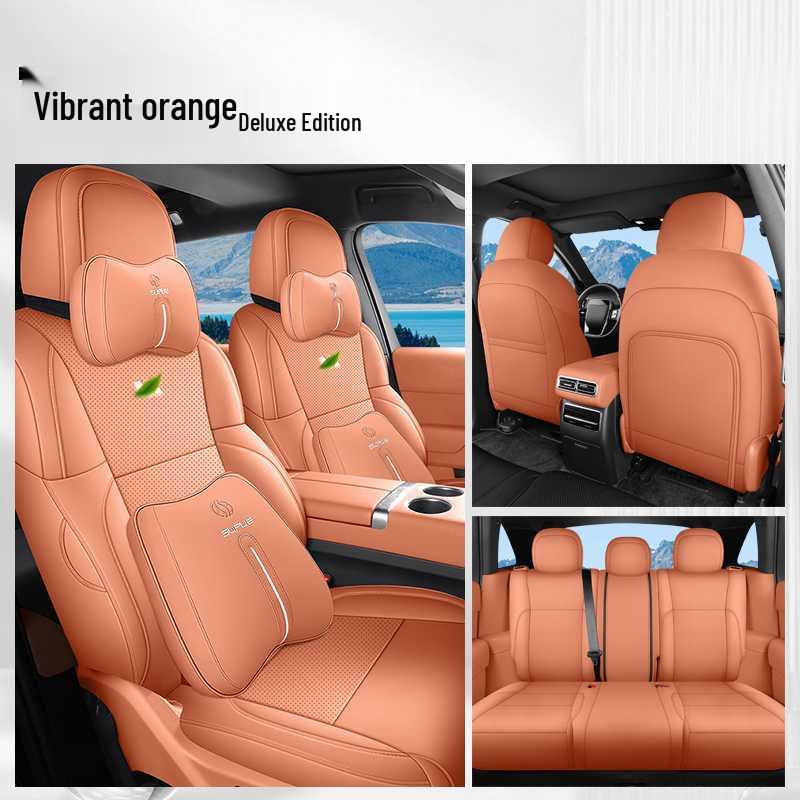 Ideal L7 Perforated Leather-Style Car Seat Cover, Breathable & All-Season, Full Coverage Cushion