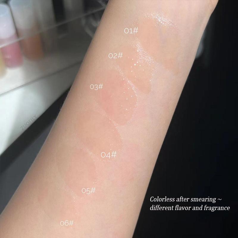 Прозрачное масло для губ, стеклянный блеск для губ, аромат, нелипкий, увлажняющий, оттенок для губ, пухлая губ, сыворотка для ухода за губами, праймер, большая насадка-кисть