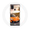 Чехол - McLaren - Galaxy A21S - Оранжевый - Формула 1 - Гибкий