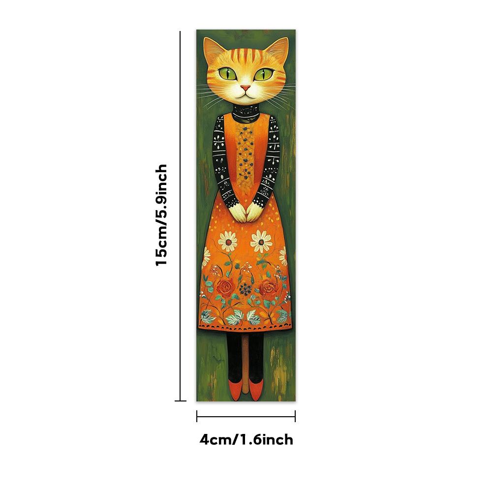 32 шт., Закладки для книг с котами в одежде, сезон «снова в школу», Рождество, Хэллоуин, подходят для учителей, читателей и дней рождения