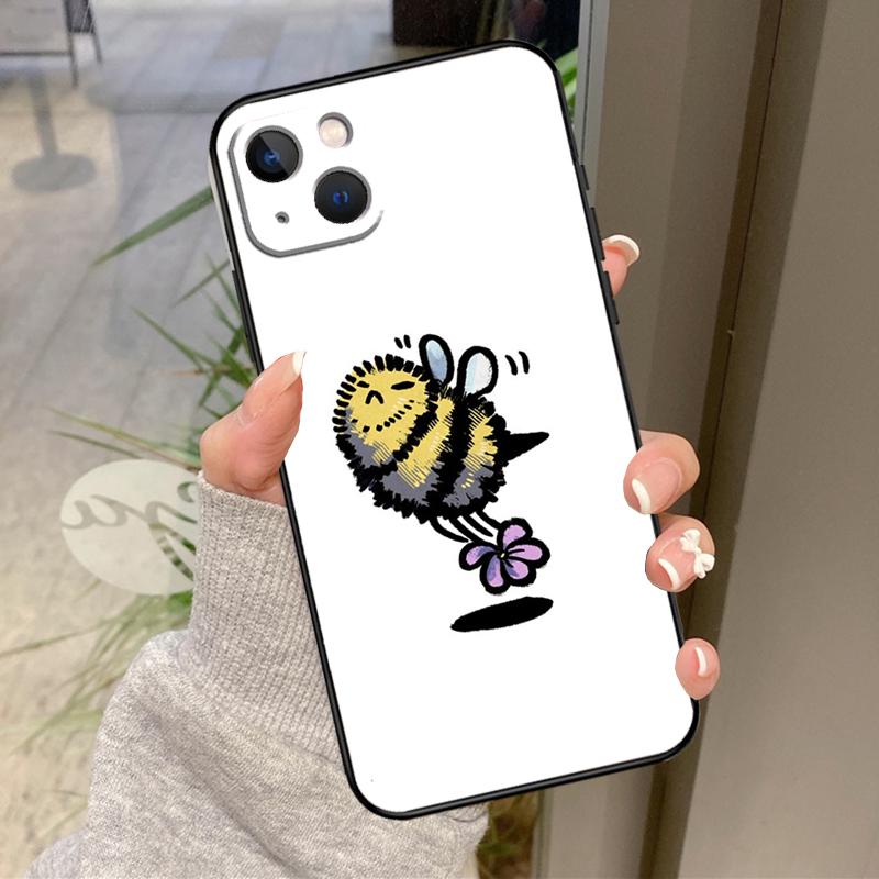 Чехол Пчела Для iPhone 17 Air 16 15 14 13 11 12 Pro Max Plus 12 13 Mini 16e 17 Pro Max Задняя Крышка