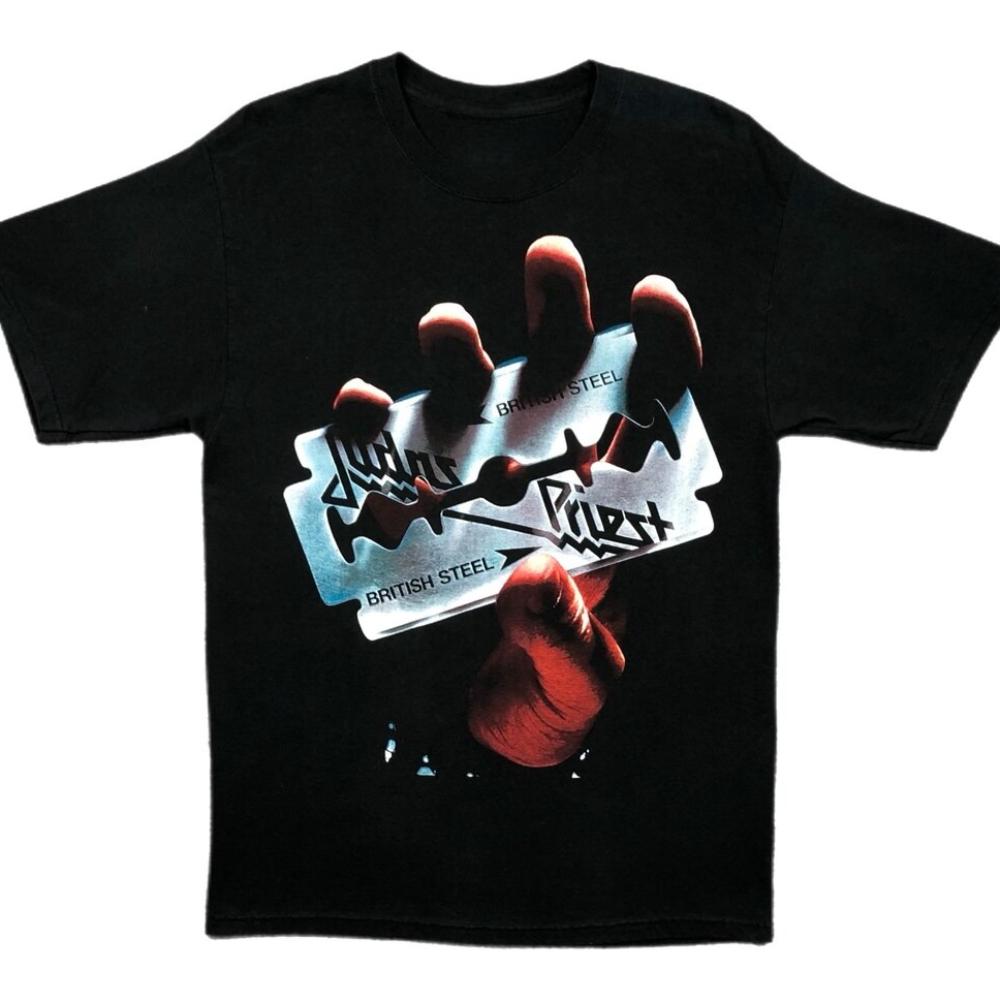 1990 Judas Priest Painkiller Shirt Heavy Metal Band Unisex Graphic T Shirts Women Unisex Vintage Music Cotton Shortsleev