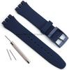 Soft Silicone Bracelet for Swatch 12mm 16mm 17mm 19mm 20mm Colorful Transparent Watchband Watch Strap Replacement with Tool