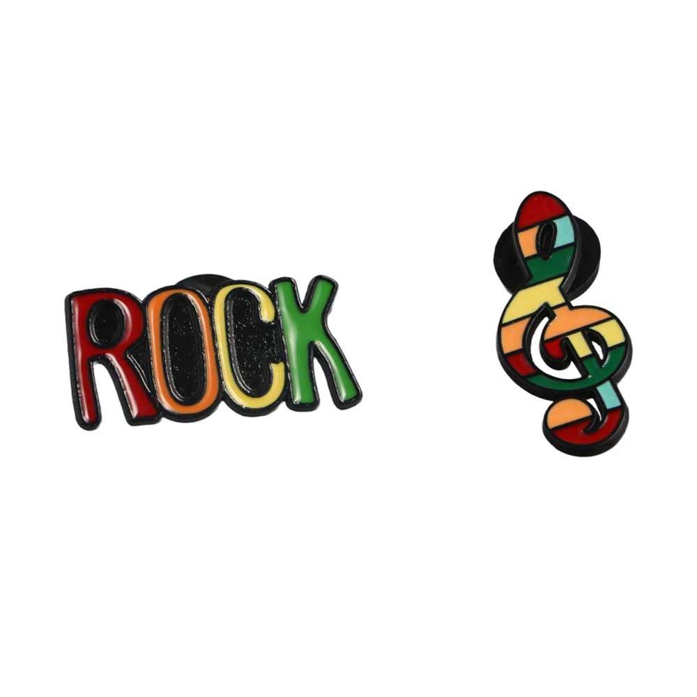 Ukulele Rock Bag Pins Musical Instrument Violin Pin Fashion Enamel Pin Backpack Decoration