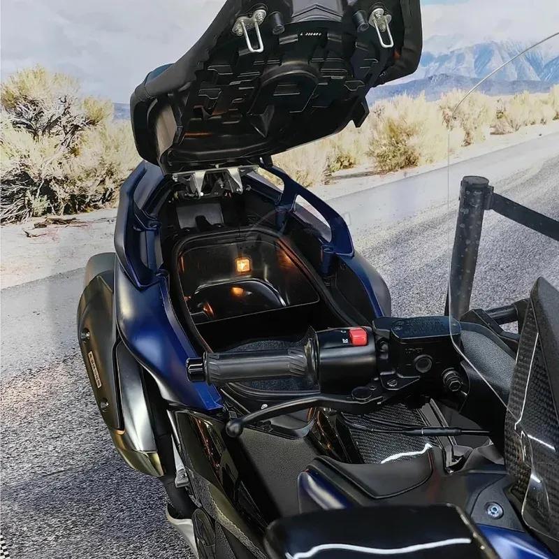 Motorbike Storage Box Accessories Stereo 3D Black Storage Bucket for TMAX 530 DX SX 2017- 560 2017- Max 560 -2024