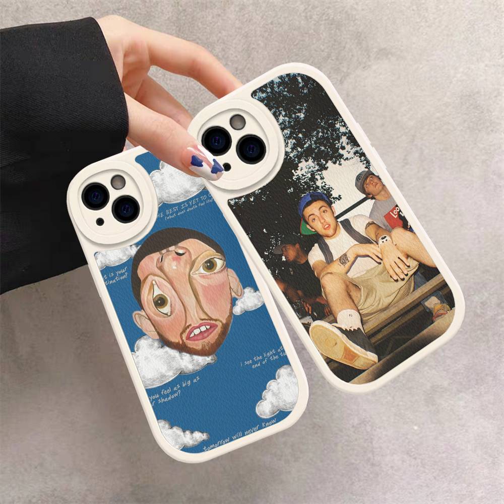 Крутой чехол для телефона M-mac Miller для iPhone 16 15 14 11 12 13 Pro Max Plus Задняя кожаная крышка