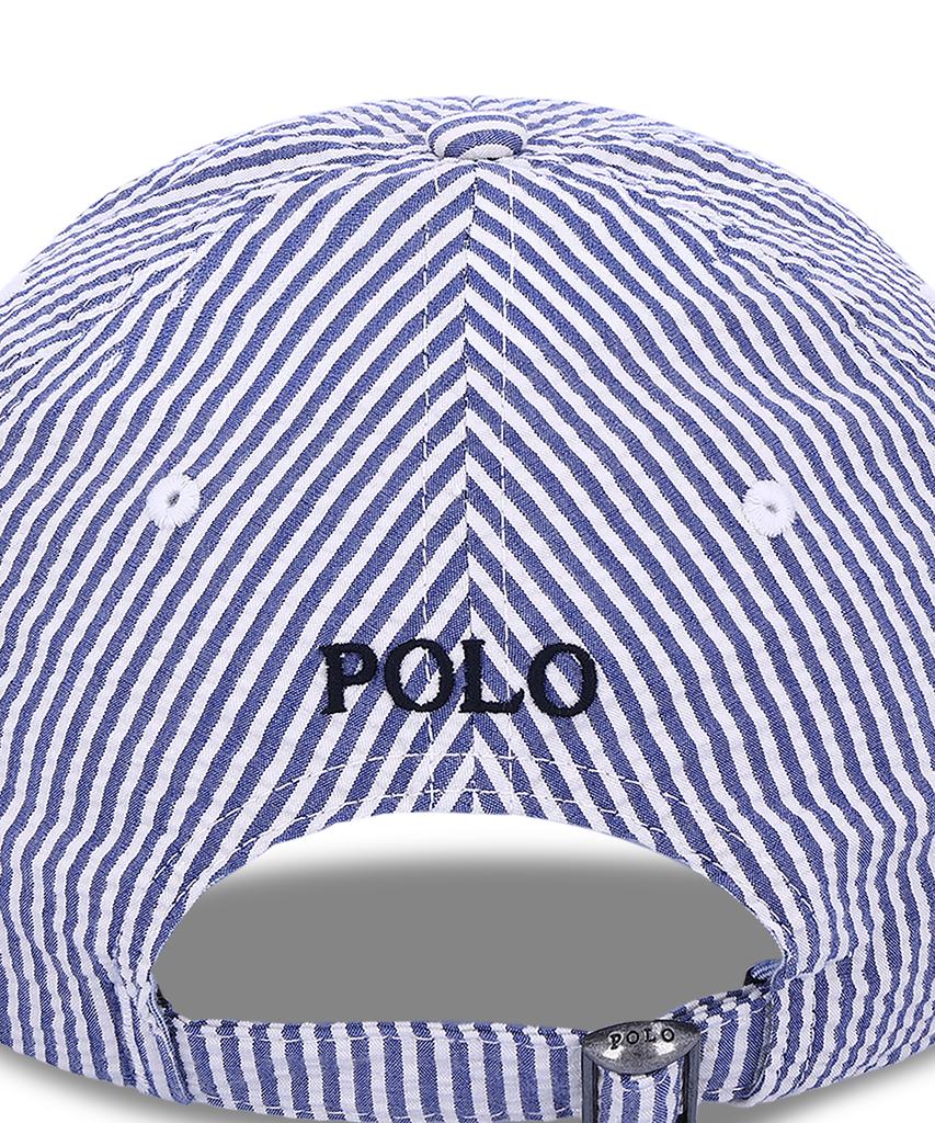 Кепка-бейсболка POLO RALPH LAUREN из сирсакера - Синяя