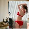 Vintage Tin Metal Sign Retro Bathing Girl Wall Art Man Cave Garage Bar