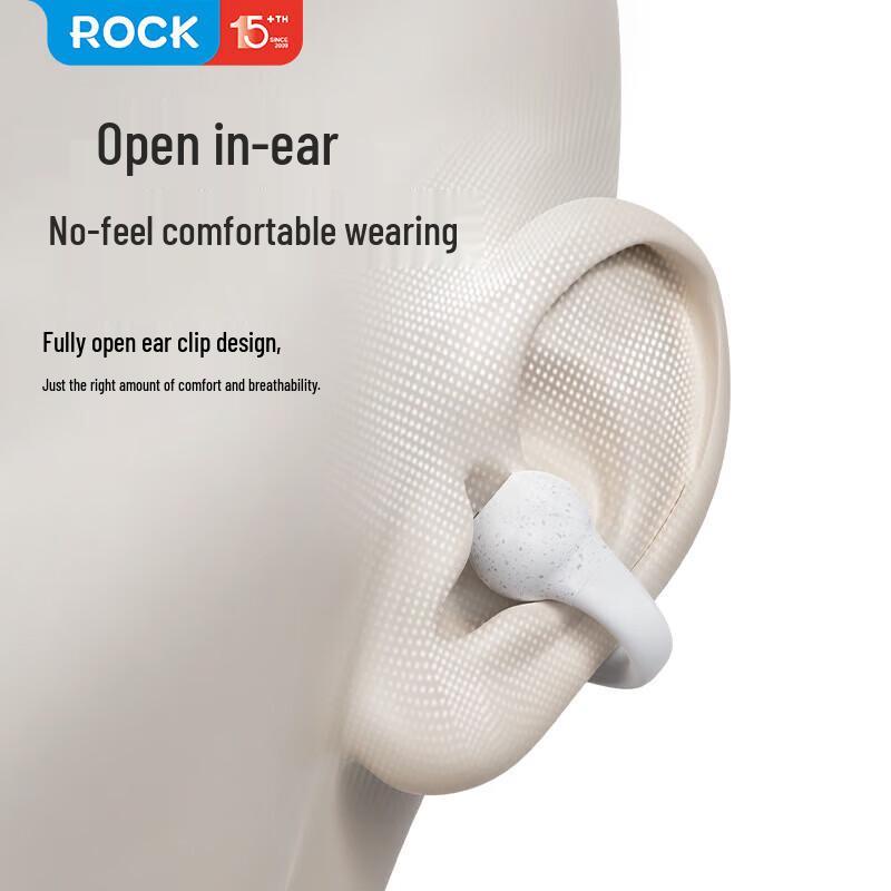 Беспроводные Bluetooth-наушники-клипсы ROCK EB500