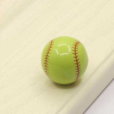 Милый стиль Унисекс Ручки для шкафа Форма футбольного мяча Одноотверстие Ручка для дверцы шкафа Форма баскетбольного мяча Новинка Мультяшная Ручка для ящика