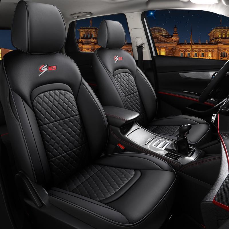 CLY Изготовленная на заказ кожаная чехол на сиденье для Changan CS55 - Спортивный, Модный, Всесезонная защита