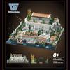 1988 шт. Креативный Эксперт Moc Ретро Греция Акрополь Афин Замок Строительные Блоки Модель Башня Архитектура Кирпичные Игрушки Подарок Ребенку