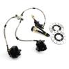 1 set of hydraulic disc brake master cylinder foot brake pump assembly, suitable for 125cc to 250cc ATV kart UTV Buggy four-whee