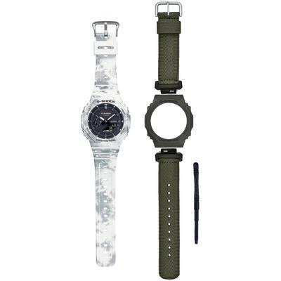 [Casio] ЧасыGRUNGE SNOW CAMOUFLAGE BOX набор с запасными частями GAE-2100GC-7AJR мужские белые