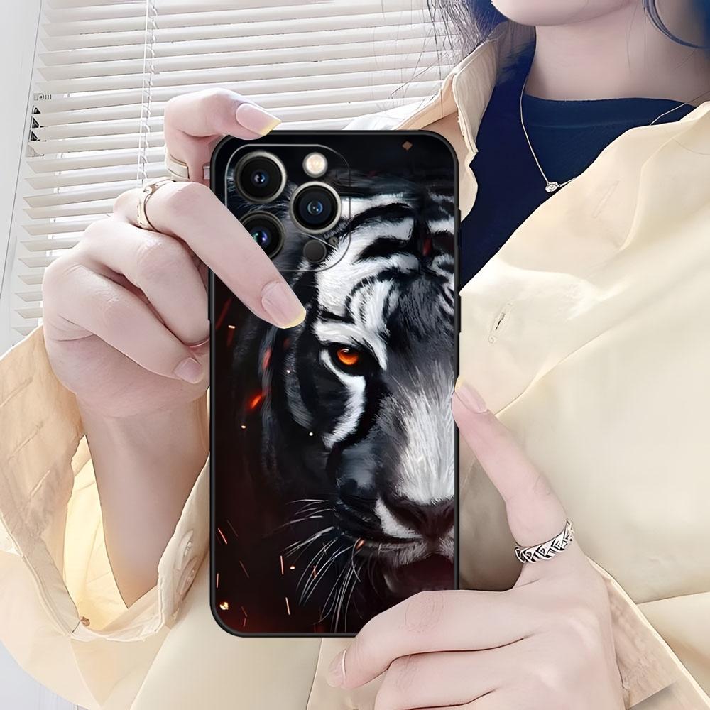 Чехол для телефона Animal Lion Wolf Tiger Eagle Apple Для Iphone 15 Pro Max 14 Pro 16 Plus 13 Mini 11 12 Xr X Xs 7 8 Plus Задняя крышка