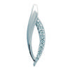 [F1306] - Silver Pendant 'Darling' Silver-white (rhodium-plated) - 23x8 Mm