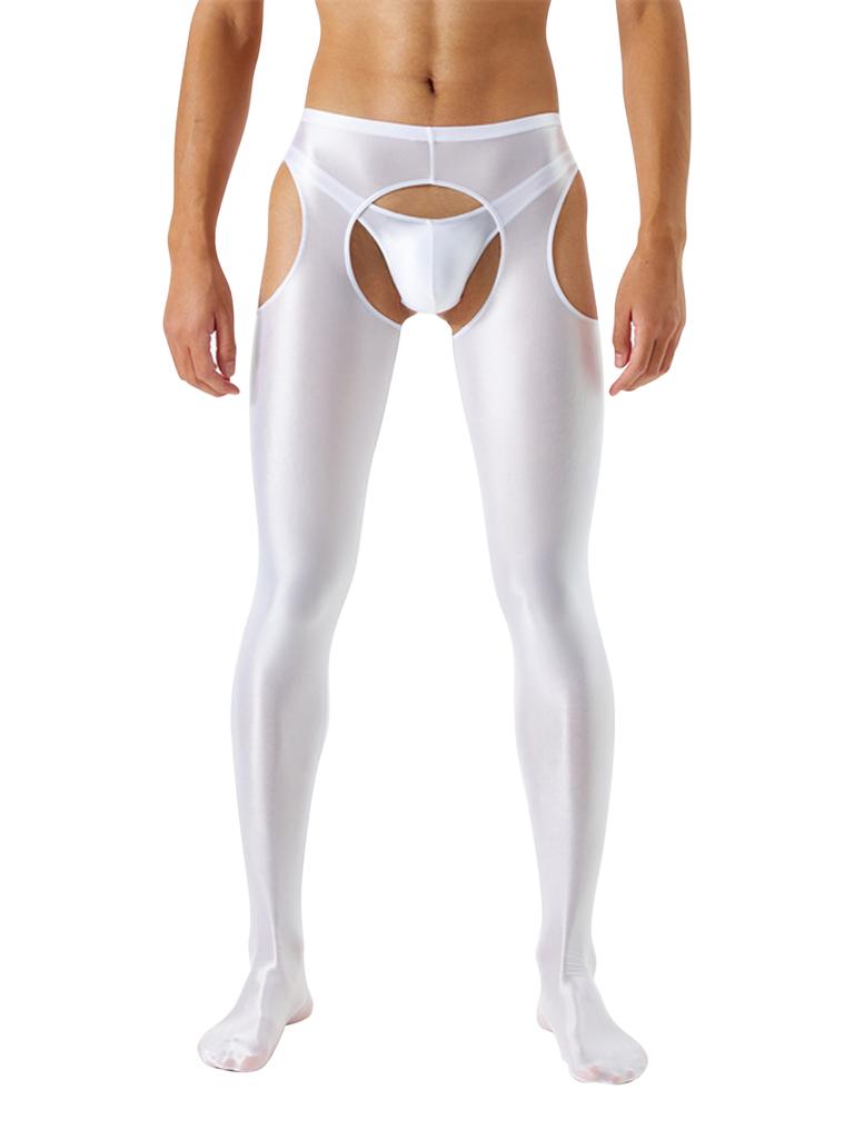 Масляные блестящие колготки без вырезов, сексуальные брюки с открытой промежностью, колготки с мокрым эффектом, шелковистые чулки, тонкие леггинсы с высокой талией