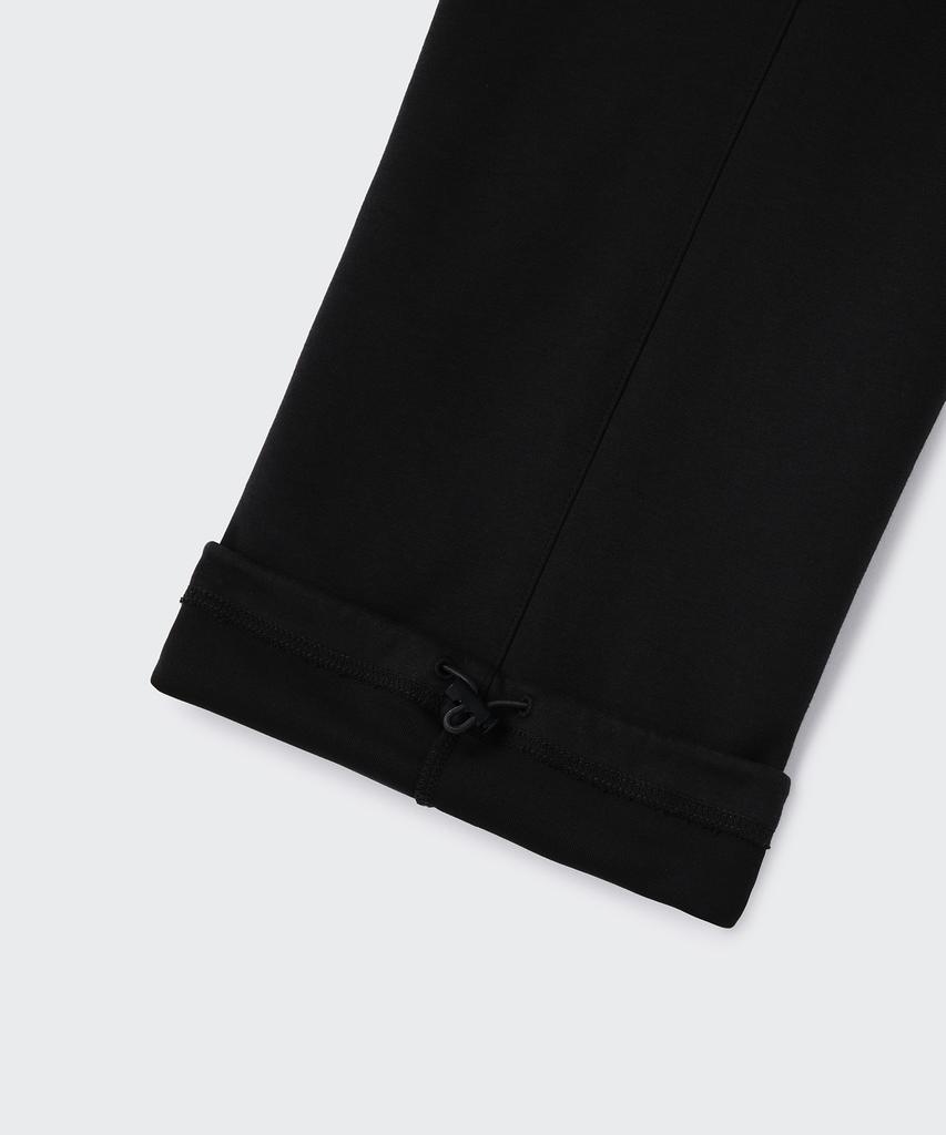 MUSINSA STANDARD [Cooltandard] One-Pleat Wide Lounge Sweatpants [Black]