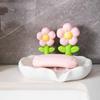 Мыльницы в форме цветка, самоосушающиеся мыльницы, легкая роскошная мыльница, контейнер для мыла