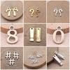 Study Travel Number Charms Pendant For Bracelet Necklace Jewelry Making Craft Findings