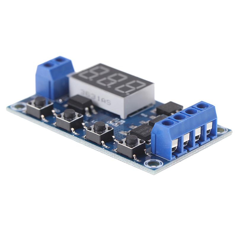DC 6-30V Dual Mos Led Digital Time delay relay switch module circuit board
