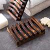 Soap Box Holder High Durability Not Easily Deformed Easy To Clean Bamboo Case Tray Decorative Wooden Soap Drain Holder