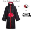 Unisex Halloween Cosplay Uniform Cloak Naruto Uchiha Sasuke Cosplay Costume Robe Uniform