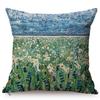 Sunrise Landscape Oil Painting Art Sofa Decorative Throw Pillow Case Sunset Flower Sea Living Room Chair Cushion Cover Cojines
