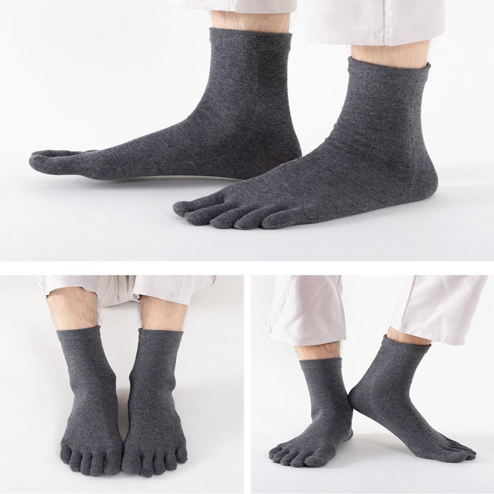 Носки без показа, защитные носки до щиколотки, носки до щиколотки, мужские носки с разделенным носком, носки с пятью пальцами