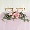 Artificial Flowers Peony Wreath Handmade Garland for Mirror Home Wedding Party Door Lintel Decoration