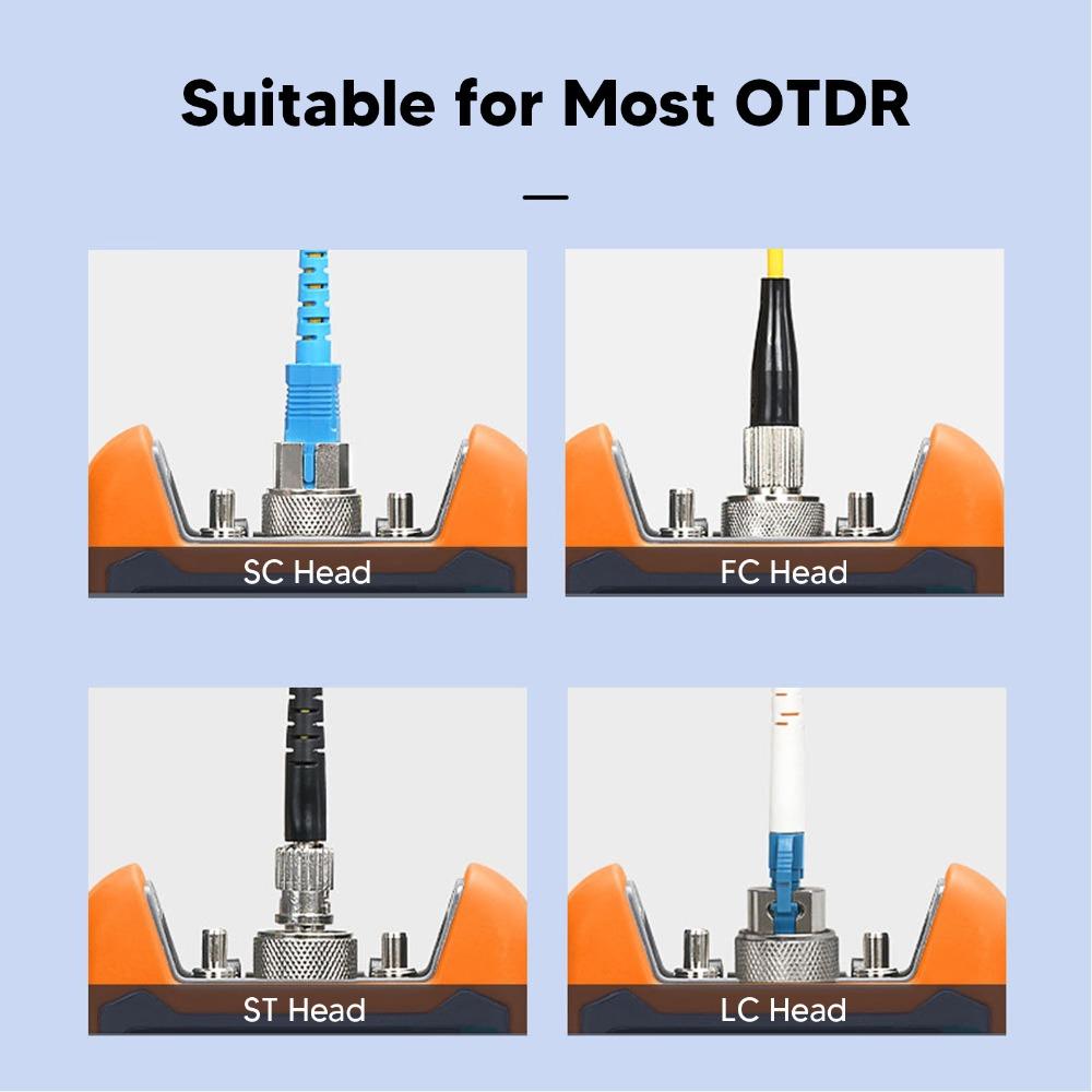 Durable Fiber Optic Tester Square Shape Transfer Connector OTDR SC Adapter Fiber Optic Testing
