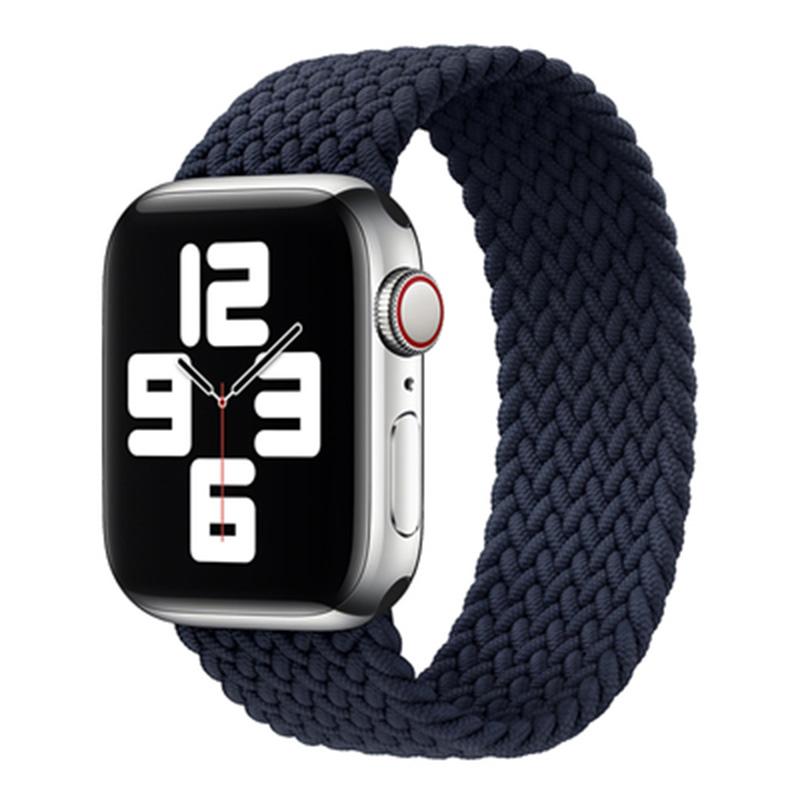 Плетеная петля Solo для Apple Watch Band 44 мм, 40 мм, 45 мм, 41 мм, 49 мм, 42 мм, 38 мм, эластичный браслет IWatch Series 7, 3 SE, 6, 8, ультра-ремешок для ремешка для наручных часов