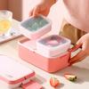 Japanese-style Student Lunch Container Microwavable Food Storage Box  Outdoor