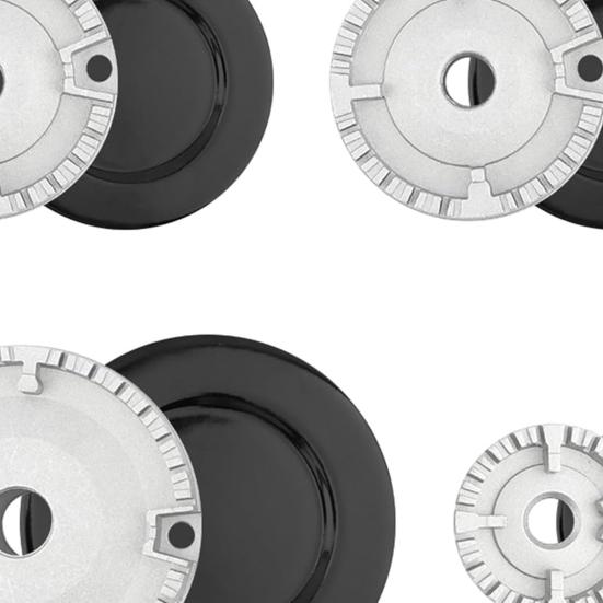 8Pcs Gas Stove Burner Cover Easy Installation High Temp Resistant Electric Stove Cover for Samsung for LG for MATAG Stovetop