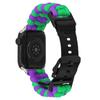 For Apple Watch Series 10 42mm / 9 8 7 41mm / SE (2023) SE (2022) SE 6 5 4 40mm / 3 2 1 38mm Nylon Rope Watch Band Dual Color