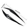 Headlight Eyebrow 1 Pair (Left Right) 40*5*5cm ABS Plastic