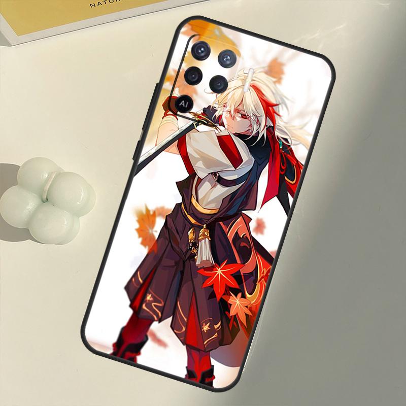 Чехол Genshin Impact Kaedehara Kazuha для OPPO Find X3 Lite X5 Pro A5 A9 A31 A53 S A83 A91 A93 A54 A74 A94 A15 A16 A52 A72