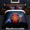 Дизайн Manchester United Постельное белье 1 пододеяльник + 2 наволочки Мягкое дышащее домашнее постельное белье