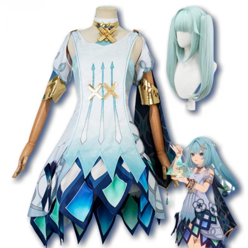 Faruzan Cosplay Anime Costume Game Halloween For Woman Clothes