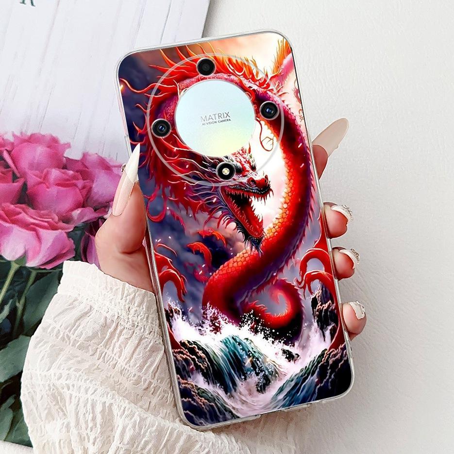 Чехол для Honor X9a Magic5 Lite Популярный Роскошный Расписной Чехол Мягкий Тонкий Чехол для Телефона Для Honor Magic 5 Lite HonorX9a Задняя Крышка Сумки