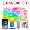Светодиодная гирлянда Bluetooth USB WS2812B Dreamcolor RGBIC DIY для вечеринки, фестиваля, украшения елки, свадебного декора, гирлянда-лампа