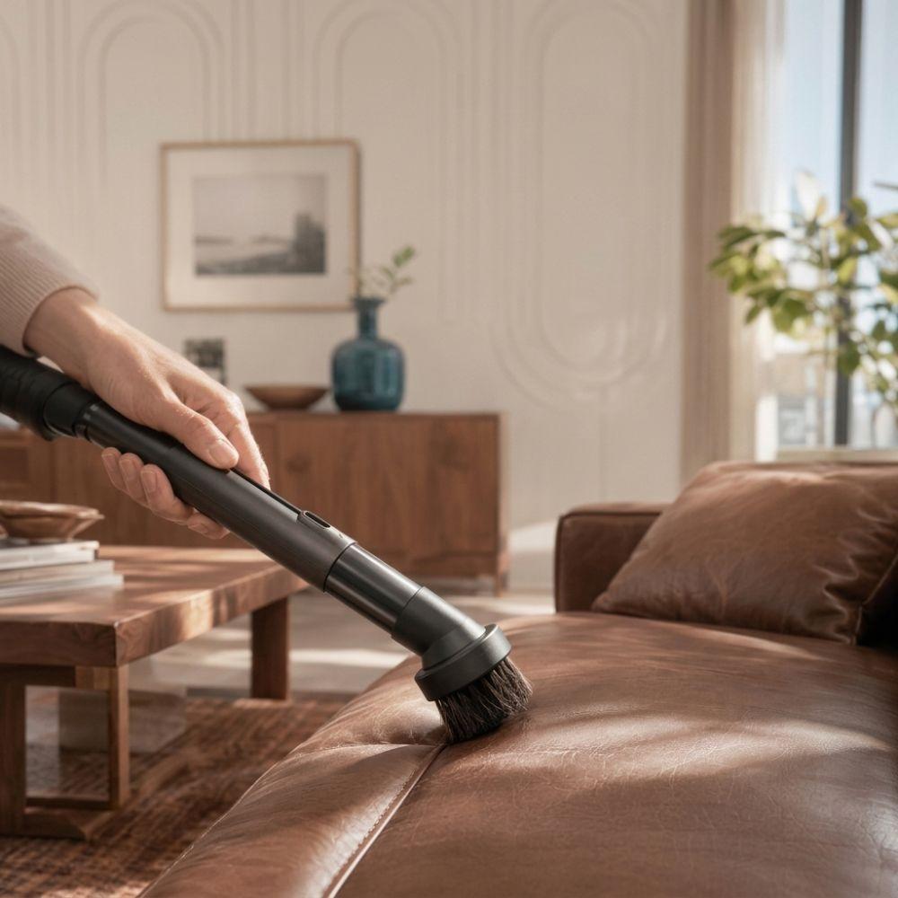 Soft Bristle Vacuum Cleaner Brush 32mm Diameter Round Vacuum Attachment Cleaning Blinds