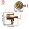 94411020106 Fuel Pressure Damper For Porsche 924 1987-1988 2.5L 2475cc Porsche 944 1983-1986 2.5L L4 2475cc Porsche 0280161036