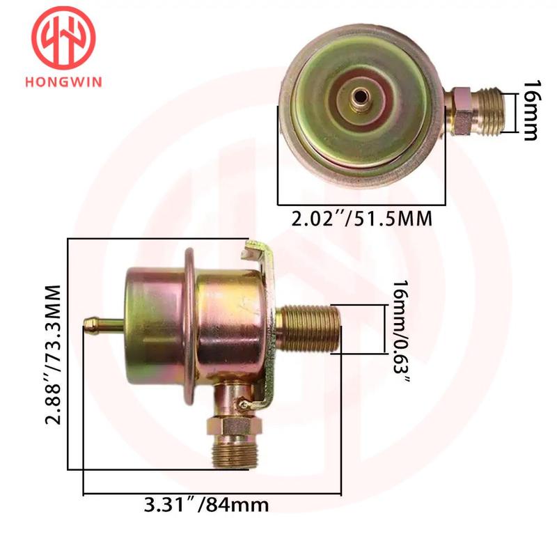 94411020106 Fuel Pressure Damper For Porsche 924 1987-1988 2.5L 2475cc Porsche 944 1983-1986 2.5L L4 2475cc Porsche 0280161036