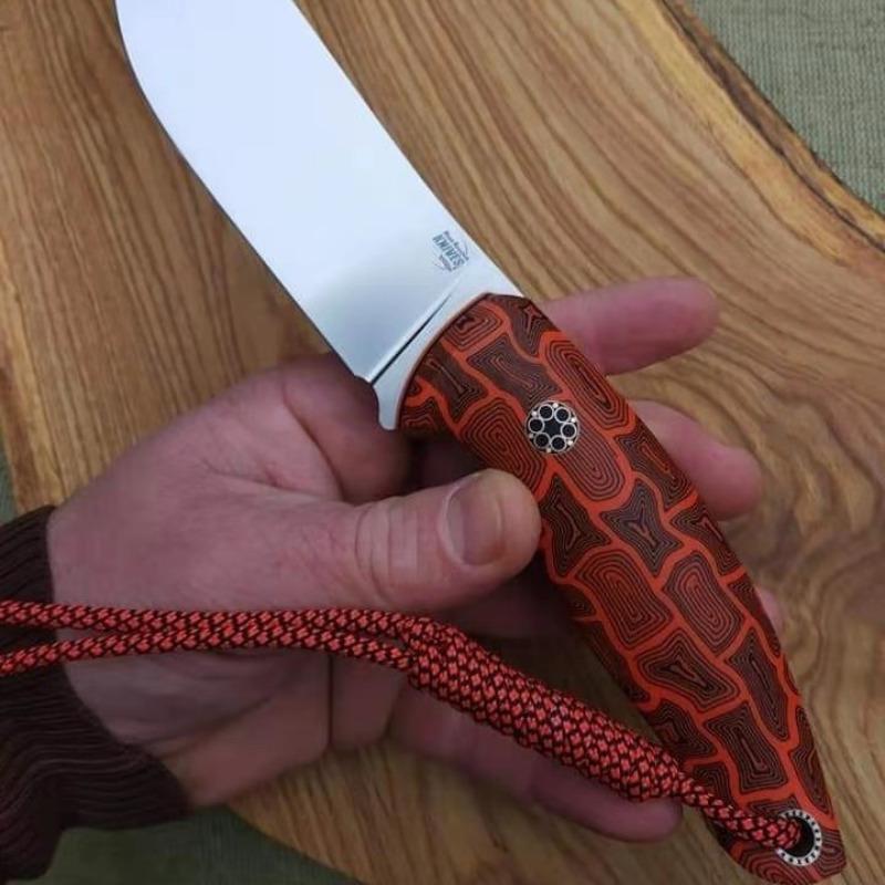 5 Colors 130X45X5MM Damascus Pattern Knife Tools Handle Scale DIY Making G10 Composite Material Material Board Plate