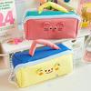 Пенал большой вместимости мультяшный утка кролик динозавр косметичка канцтовары