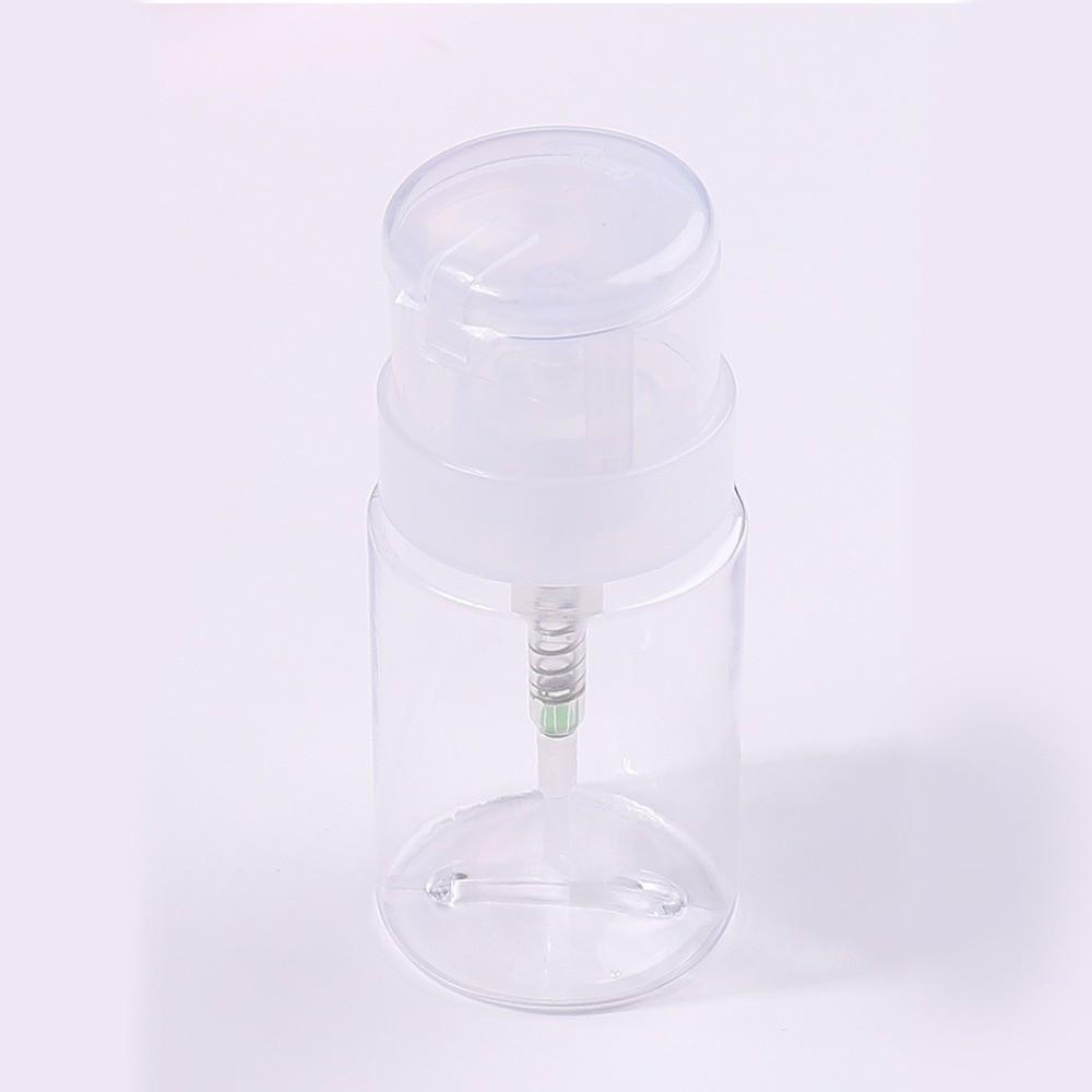 Plastic Refillable Bottles Empty Makeup Remover Bottle Ins Pump Dispenser Bottle For Nail Polish