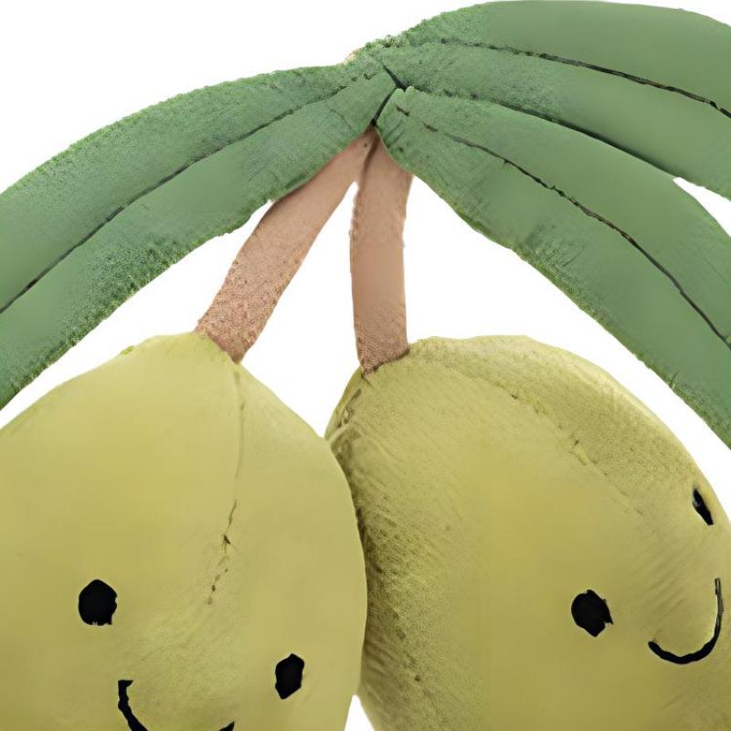 Jellycat Коллекция Гурман Фруктовый Оливковый Кукла-Компаньон Плюшевая Кукла Высотой 11 см