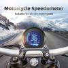 7 Colors Speedometer Motorcycle Meter 12V Speed RPM TRIP ODO Oil Level Gauge Digital Retro LCD Odometer Motorcycle Instrument